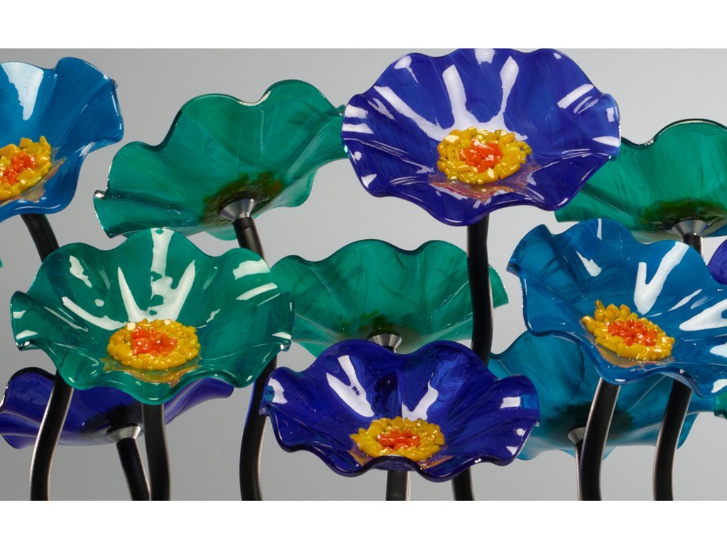 9 flower Ocean | Handmade Glass Flowers – Glass Flowers by Scott  