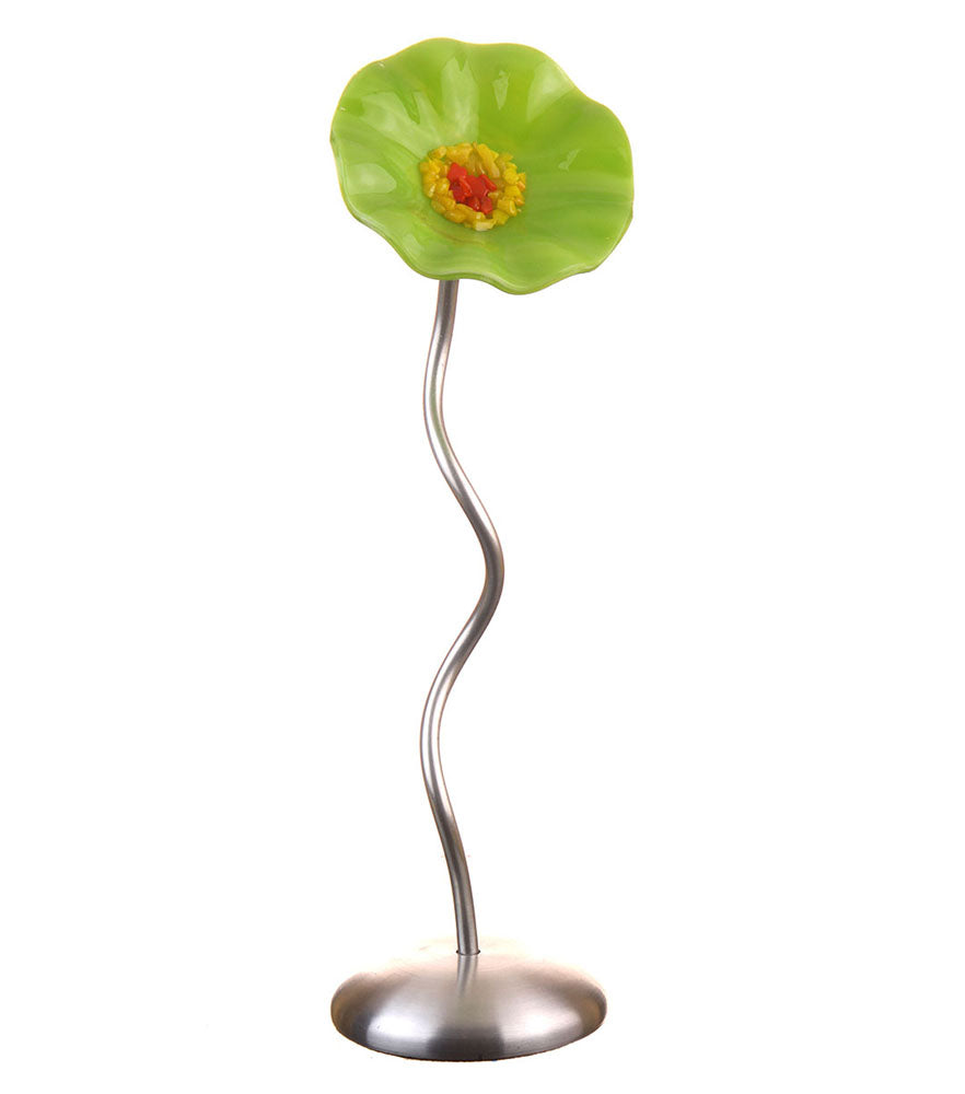 Single Stem - Lime - Glass Flowers by Scott Johnson