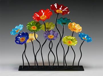 Handmade Glass Flowers by Artist Scott Johnson – Glass Flowers by
