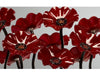 9 flower All Red - Glass Flowers by Scott Johnson
