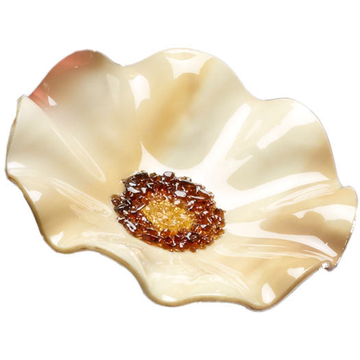 Caramel Cream Replacement Flower - Glass Flowers by Scott Johnson