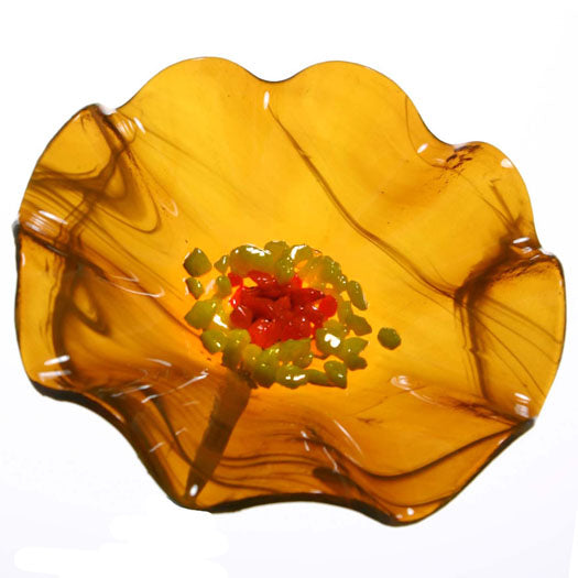 Caramel Replacement Flower - Glass Flowers by Scott Johnson