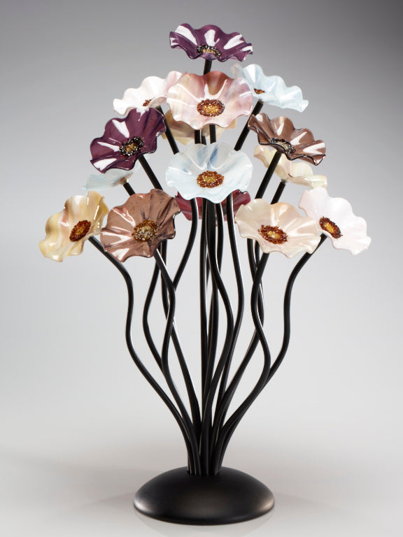 15 flower tree Venice - Glass Flowers by Scott Johnson