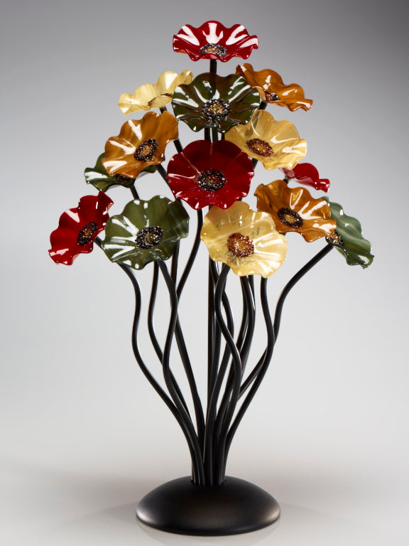 15 flower tree Breckenridge - Glass Flowers by Scott Johnson