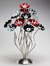 15 flower tree Black Cherry - Glass Flowers by Scott Johnson