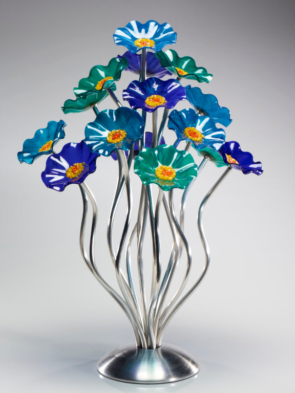 15 flower tree Ocean - Glass Flowers by Scott Johnson