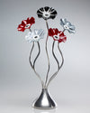 5 Flower Black Cherry - Glass Flowers by Scott Johnson