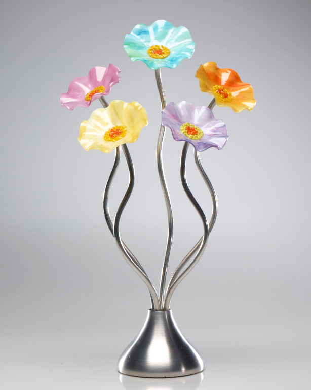 5 Flower Monsoon - Glass Flowers by Scott Johnson