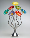 7 Flower Rainbow - Glass Flowers by Scott Johnson