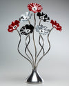 7 Flower Black Cherry - Glass Flowers by Scott Johnson