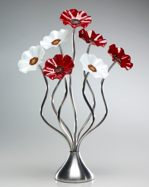 7 Flower Christmas - Glass Flowers by Scott Johnson
