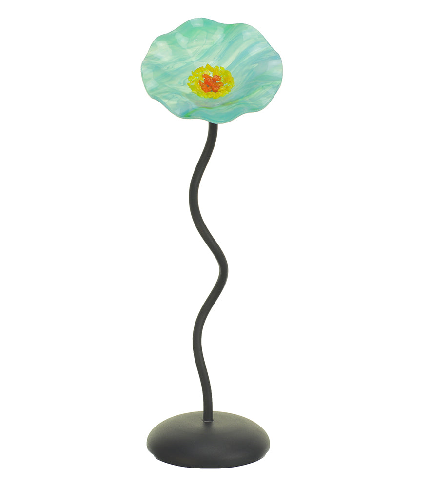 Single Stem - Mint - Glass Flowers by Scott Johnson