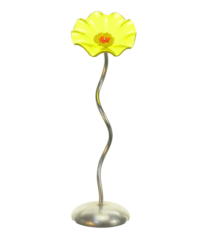Single Stem - Trans Yellow - Glass Flowers by Scott Johnson