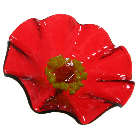 Trans Red Replacement Flower - Glass Flowers by Scott Johnson