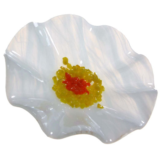 White Replacement Flower - Glass Flowers by Scott Johnson